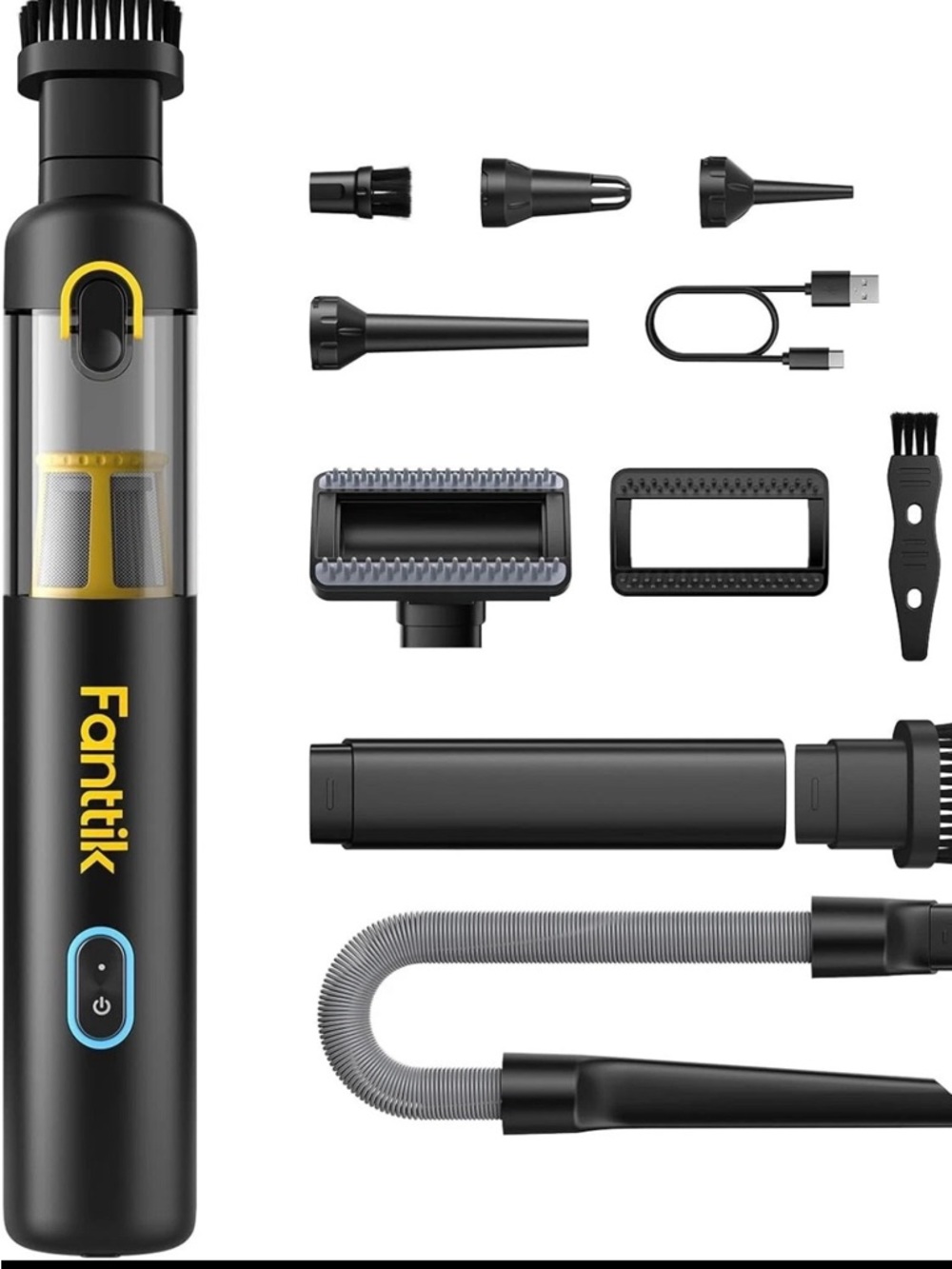 Fanttik Apex V8 Handheld Vacuum Cleaner with Attachments  - Open Box